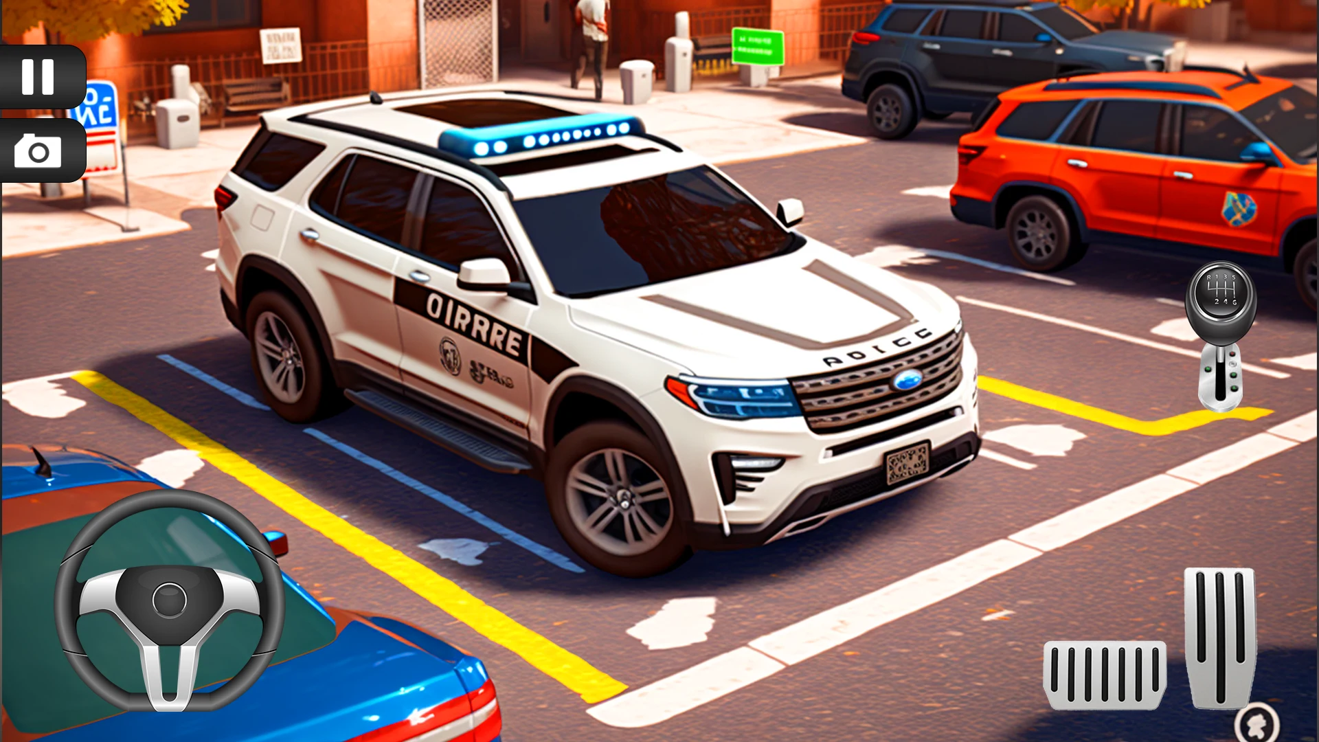 Police Car Parking Academy 3D screenshot