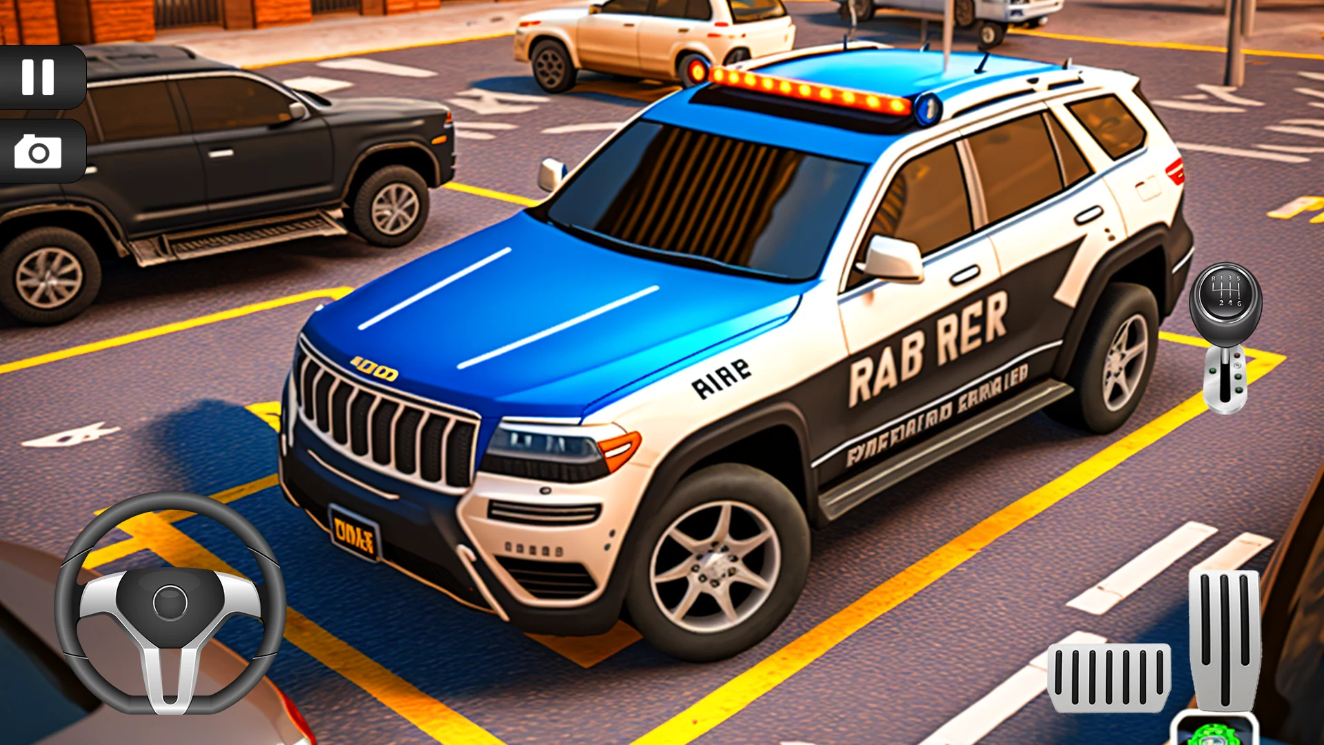 Police Car Parking Academy 3D screenshot