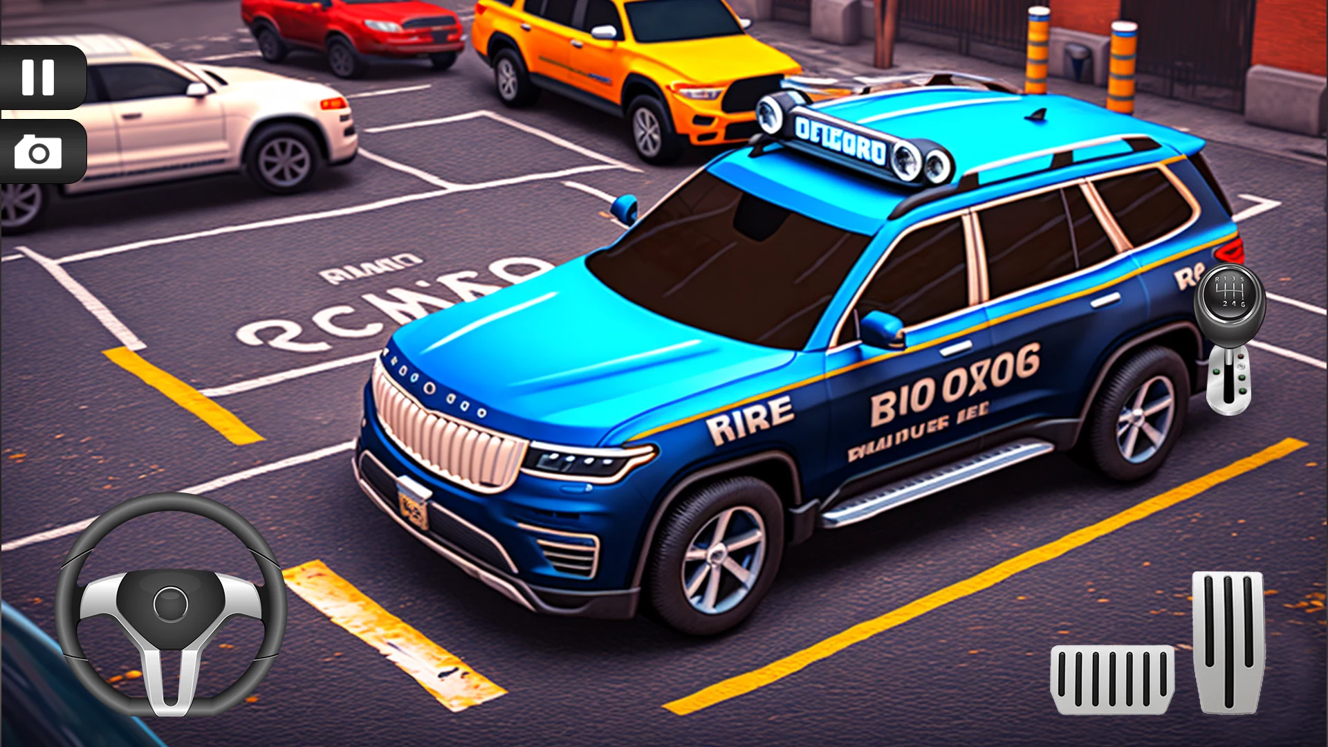 Police Car Parking Academy 3D screenshot